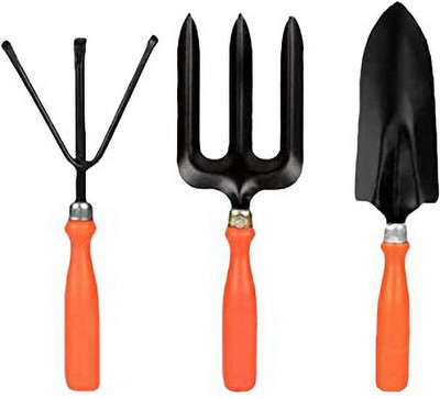 Unique Collection Hub Gardening Tools Set –Trowel Cultivator and Fork Garden Tool Kit(3 Tools)