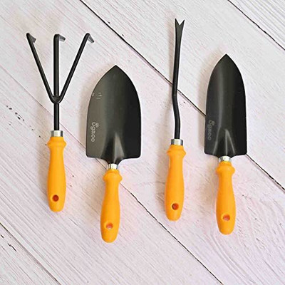 UGAOO Durable Gardening Hand Tool Kit for Gardening- 4 Pcs Garden Tool Kit(4 Tools)