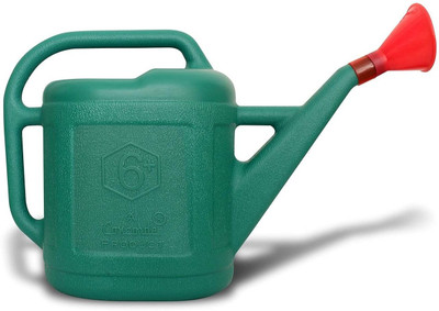 Toolsbae Garden Watering Can Without Cap (Green 6 Litre) Garden Tool Kit(1 Tools)
