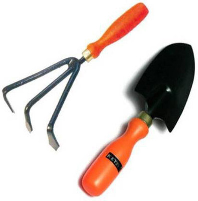 fitweight Garden Tool Kit - 2 Cultivator and Trowel (2 PC) Set (2 Tools) Garden Tool Kit (2 Tools) Garden Tool Kit(2 Tools)