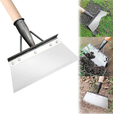 SAS Heavy DutySteel Cleaning Shovel, (WITH HANDLE 3/5 FIT)) Spade Garden Tool Kit(1 Tools)