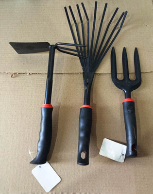 Scoovi Gardening Tools Hand Cultivator Trowel Gardening Combo Garden Tool Kit -4pcs Garden Tool Kit(4 Tools)