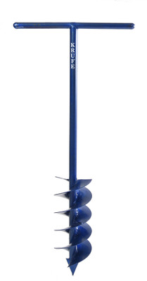 krufe Heavy Duty Post Hole Hand Auger (Dual Long Blade) Garden Tool Kit(1 Tools)
