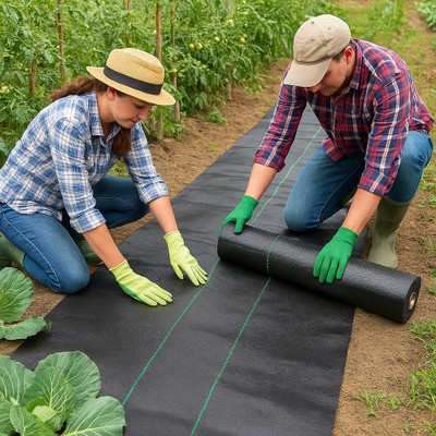 Singhal Garden Weed Control Mat 0.80x20 Meter Garden Tool Kit(1 Tools)