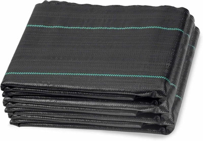 Singhal Garden Weed Control Barrier Sheet Mat 2 Mtr x 20 Mtr, Landscape Fabric 110 GSM Garden Tool Kit(1 Tools)
