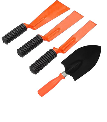 SAS INTERPRISES Garden khurpi 1.2.3 inch with trowal bigg size Garden Tool Kit(4 Tools)