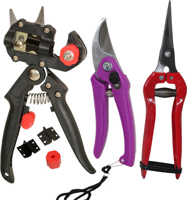 Digital Craft Grafting Tool Set,Needle Nose Fruit Pruners,Garden pruning shears Garden Tool Kit(3 Tools)
