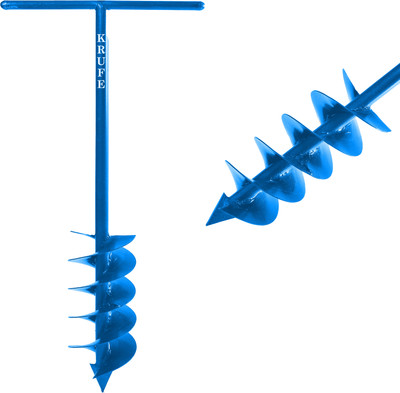 krufe Heavy Duty 4 INCHI Post Hole Earth Auger… Garden Tool Kit(1 Tools)