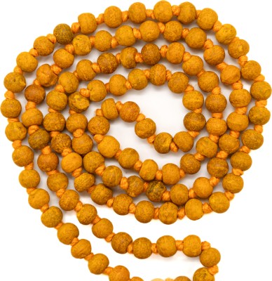 manjushanatural Haldi Mala /Raksha mala Turmeric Beads Garland(Yellow)