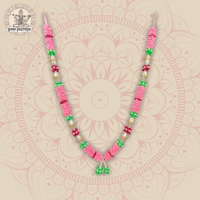 Shivam handicrafts Satin Garland(Pink)