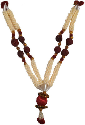 salvusappsolutions Double Layer rudraksha Garland (Multi_23 x 1 x 1 cm) plastic Garland(Multicolor)