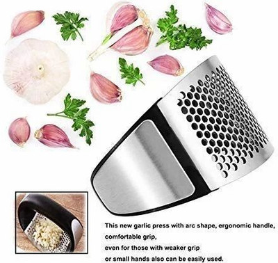 oorjaara by NA Garlic Crusher Vegetable & Fruit Grater(1 garlic crusher)