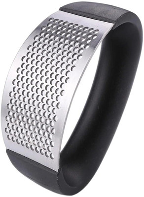 SIXTHOME Stainless Steel Garlic Press & Ginger Crusher Rocking Mincer Tool Garlic Press(Silver)