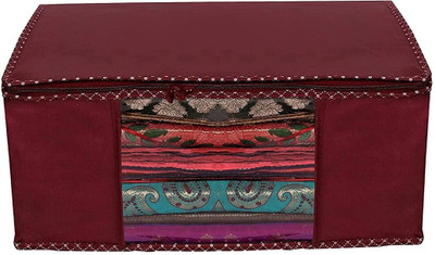 AUCRAFTSHOME High Quality Large Saree Cover With Double Zipper | Wardrobe Bag | Saree Cover Closet Organizer / Saree Bags For Wardrobe Organizer Clothes Premium Clothes AC (Wedding Collection Gift) Garment Pack of 01 F7773_SC_Large_82463469(Maroon) AUCRAFTSHOME High Quality Large Saree Cover With Double Zipper | Wardrobe Bag | Saree Cover Closet Organizer / Saree Bags For Wardrobe Organizer Clothes Premium Clothes AC (Wedding Collection Gift) Garment Pack of 01 F7773_SC_Large_82463469(Maroon)