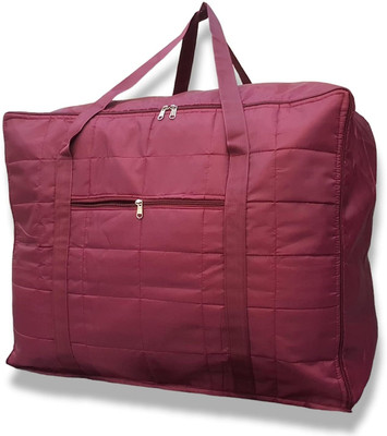 Cool Buddyzz Blanket Cover/ Rjai Cover / Multipurpose Bag Double Bed Blanket Bag Cover/Saree Bag/Household Storage Bag Garment Cover Jumbo Bag(Maroon)
