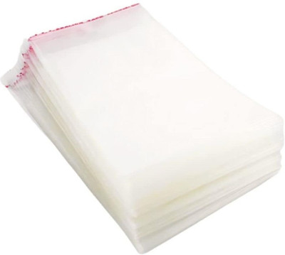 GrahLogy 12x16 (50Pcs) Reusable Bags for Clothes Transparent Packing Cover Bag for A4 Size Documents/Tshirts/Pant transparent Packing Cover Bags For Clothes(Transparent)