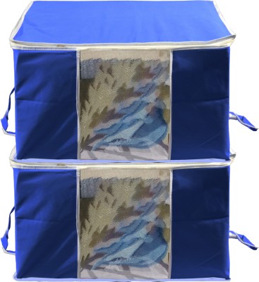 Royal Fashion Non Woven Jumbo blanket cover Set of 2 tear resistant and water resistant(Blue)