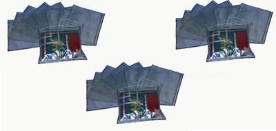NewBELL Multipurpose Covers 45 Single Saree Cover/Suit Cover for wedding, Pack Of 30 (Blue) Single Saree Cover/Suit Cover for wedding, Pack Of 30 (Blue)(Blue)