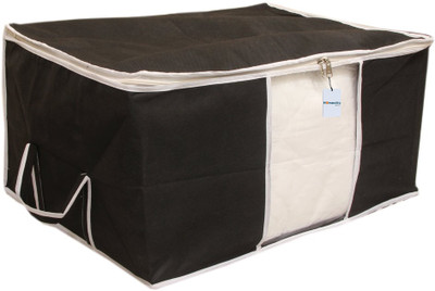 HOMESTIC by Kuber Industries Underbed Bag Non Woven Underbed Storage Bag|Large Storage Organiser (Black) 100000000133913_HT(Black)