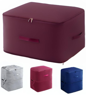 MBW Maroon Dustproof Moisture-proof Compression Storage Bag, Ultra Space-Saving Pack of 1 Large Capacity Storage Bag for Comforters Blankets Bedding Quilt Compression Bag(Maroon) MBW Maroon Dustproof Moisture-proof Compression Storage Bag, Ultra Space-Saving Pack of 1 Large Capacity Storage Bag for Comforters Blankets Bedding Quilt Compression Bag(Maroon)