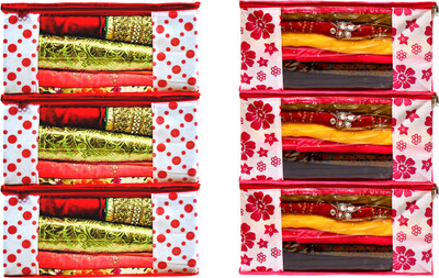 BB BACKBENCHERS Saree Cover High-Quality Fancy Garment Cover Storage Bag For Wardrobe Organizer Garment Storage bags-Big in size Floral Polka combo saree cover Pack of 6(Red, Pink) BB BACKBENCHERS Saree Cover High-Quality Fancy Garment Cover Storage Bag For Wardrobe Organizer Garment Storage bags-Big in size Floral Polka combo saree cover Pack of 6(Red, Pink)