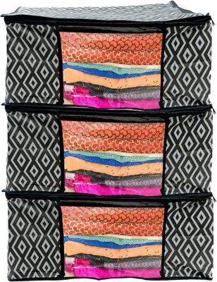 AMAK INC Non-Woven Garment Cover with Transparent Window Pack of 3 SF_SC_XL_18526348689 Under Bed Storage