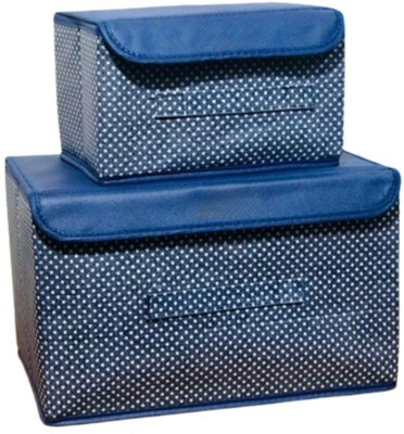 Sunesh Creation raj 2boxorgdbe150 Storage Box(Blue)