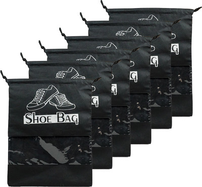 GULAFSHA INDUSTRIES Shoe Pouch(Black)
