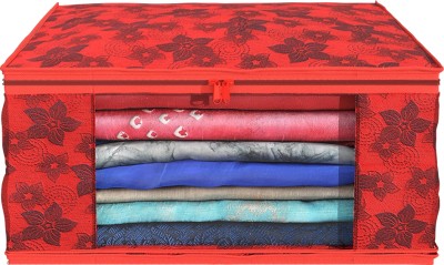 House of Common High Quality Large Saree Cover With Double Zipper | Wardrobe Bag | Saree Cover Closet Organizer / Saree Bags For Wardrobe Organizer Clothes Premium Clothes Cover (Wedding Collection Gift) Garment Cover Pack of 01 F7773_SC_Large_82463385(Red)