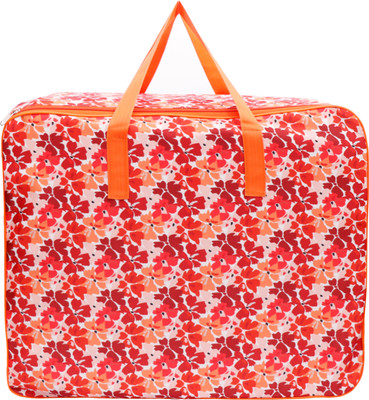 Ankit International Double Polyester Duvet Cover(Orange)