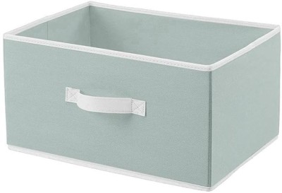 uhi Multipurpose Rectangular Drawer Storage Organizer Foldable Storage Box with Side Handle, Replacement Drawer Storage For Toys & Clothes Organizer (1 Pcs)(Grey)
