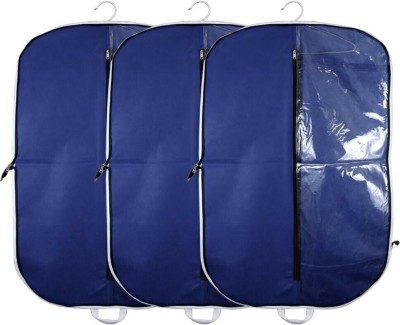 House of Common coat cover Coat/Blazer and Suit Cover Pack of 3(Blue)