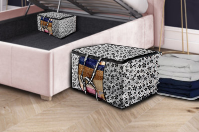 The Furnishing Tree Floral Pattern Blanket/Quilt Bag TFTBK72_S(Grey)