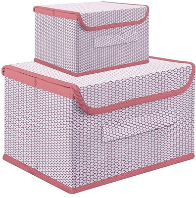 Sunesh Creation 000003 storage box raj 2boxorgp 150(Pink)
