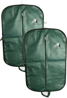 AUCRAFTSHOME Garment Cover Coat Cover for mans pack of 2 AI-CC_GREEN-2(Green)