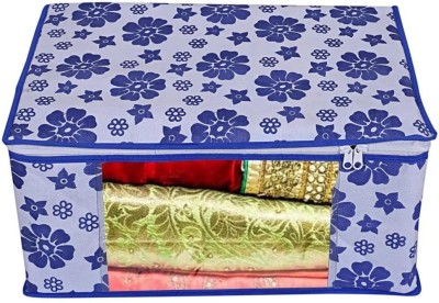 Jewar Mandi Sarees, Lehenga, Suit, Dress, & Accessories Non-Woven Garment Saree Covers Clothes Storage Bag Closet Organizer Pack Of 1 1010b(Blue)