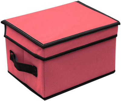 ZOVIRA 1 Multi-Functional Folding Storage Box Organizer, Cloth,Medicines,Cosmatics BX01_Maroon1(Maroon)