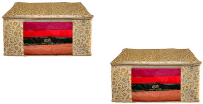 PRAHAN INTERNATIONAL Saree Cover Set of 2 P-1978005(Yellow)