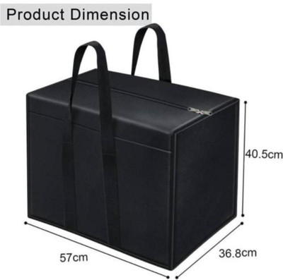 uhi Moisture Proof Multi-Purpose Storage Bag Storage Box Organizer Wardrobe 140 DGC140(Black)