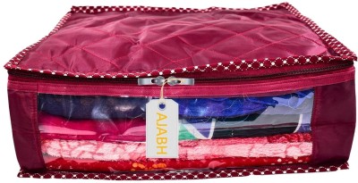 Ajabh High Quality Set Of 1 Parachute 6 InchHight Maroon Saree Cover Garment Cover Bag | Cloth Cover | Wardrobe Storage Organizer(Maroon)