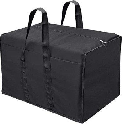 Pristu Clothes Storage Bag 1 Pcs Nylon 85 L Moisture Proof Multi-Purpose Storage Bag/Clothing Storage Organiser Toy Storage Bag Blanket Storage Bag(Black)