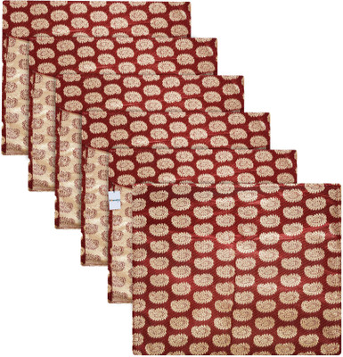 HOMESTIC by Kuber Industries Saree Cover Carry Jama Single Packing Saree Cover With Zip Closure|Pack of 6|Maroon 73HT12122(Maroon)