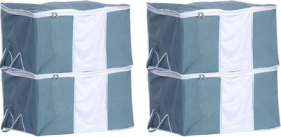 UjalaMultipack Garments Protector Saree cover / Clothes Storage Bag with Dust Protection Front Clear window & Zip Closure for Multi-Purpose Clothing Storage Bag Pack of 4(BLUESKY) UjalaMultipack Garments Protector Saree cover / Clothes Storage Bag with Dust Protection Front Clear window & Zip Closure for Multi-Purpose Clothing Storage Bag Pack of 4(BLUESKY)