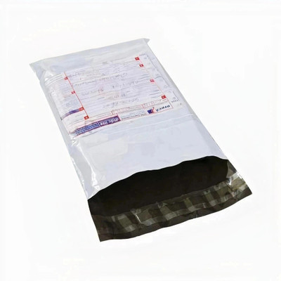 REMY PACKAGING 6X8 INCH Tamper Proof Courier Bags With POD JACKET Envelopes Pouches Cover Polybags for Shipping Packing Mailing 55 100 PCS Packet(White & Black)
