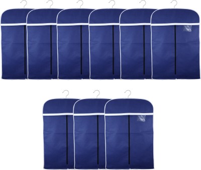 House of Common Non Woven Coat Cover/Blazer Cover Pack of 9(Blue)