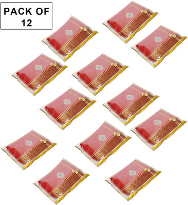House of Common Saree cover pack of 12 Saree Covers 12 Set With Transparent Top Gold Saree GG-306(Golden)