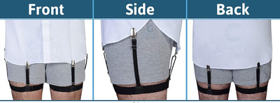 JOCOBOO Black Garter(Pack of 1) deal from flipkart