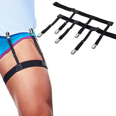 greyfab ™Men's Elastic Shirt Stays Non-Slip Locking Clamps Garter(Pack of 1)