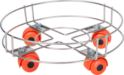 Urban Magic Gas Cylinder Trolley(Silver, Pack of 1)