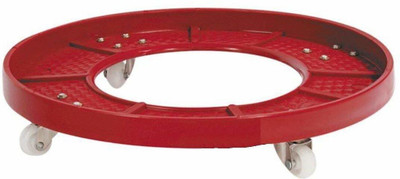 SWAURSAHA LPG Gas Cylinder Stand with Wheels |Movable and Portable Gas Trolley (Pack of 1) Gas Cylinder Trolley(Red)
